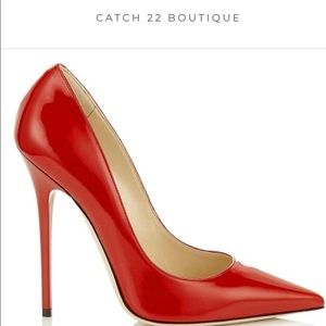 Jimmy Choo 'Anouk' FLAME Pumps Sz 39 (US 8.5)